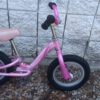 A Cute Pink Small Bicycle for Children available for rent at Oceans Rentals