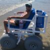 Mobility scooter that can go in the ocean