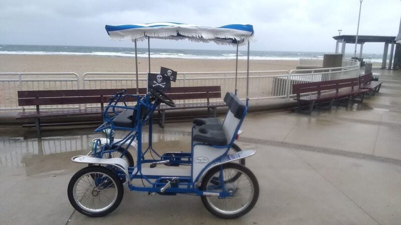 A Two Person Surrey along the beach